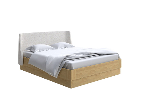 Кровать премиум Lagom Side Wood с подъемным механизмом - Кровать со встроенным ПМ механизмом. 